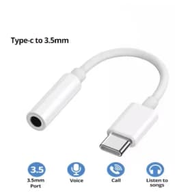 USB Type C To 3.5 Jack Earphone Adapter USB-C 3 5mm Audio Cable Converter For IPhone 15 15 Pro MAX Samsung Galaxy Huawei Xiaomi