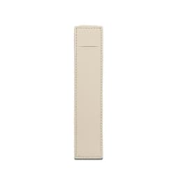 Pu Leather Pen Bag Elastic Buckle Book Notebook Fashion School Pen Case for Office Meeting Easy Carry Office Student Stationery