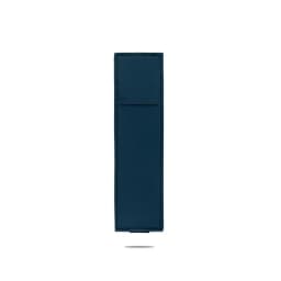 Pu Leather Pen Bag Elastic Buckle Book Notebook Fashion School Pen Case for Office Meeting Easy Carry Office Student Stationery