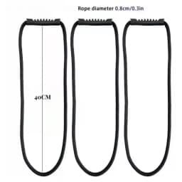 Storage Strap Heavy-Duty Hook and Loop Cord Carrying Strap, Hanger, and Organizer with Handle for Pool Hoses Garden Hoses Cables