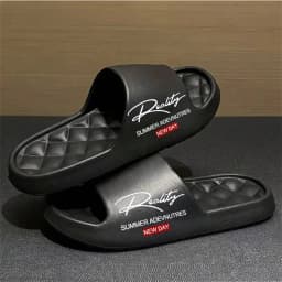 Summer Innovative Design EVA Men's Shoes, Soft and Lightweight Home Slippers, Suitable for Indoor and Outdoor Leisure Activities