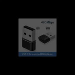 3-Pack USB to USB C Adapter, USB C Female to USB Male Super Fast Charging and OTG Converter Compatible with iPhone 15/14/13/12 P
