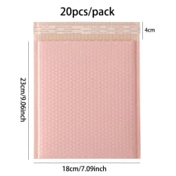 Pearlescent Bubble Mailers Padded Envelopes, Self-Adhesive Waterproof Shipping Bags with Foam Lining for Packaging and Mailing