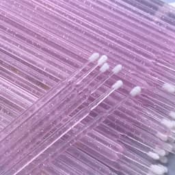 100pcs Micro Brush Crystal Lash Removing Swab Microbrush Mascara Wands Applicator Eyelash Extension Makeup Brushes Tools
