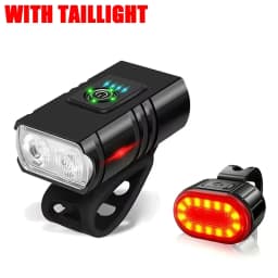 KDULIT 9 LED Bicycle Headlight USB Rechargeable Bike Lamp Super Bright Handlebar Lights Outdoor Waterproof Cycling  Front Light