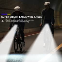 KDULIT 9 LED Bicycle Headlight USB Rechargeable Bike Lamp Super Bright Handlebar Lights Outdoor Waterproof Cycling  Front Light