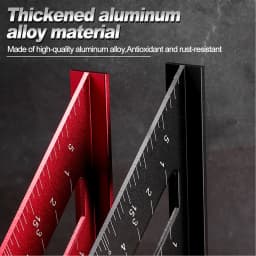 Woodworking Aluminum Alloy Triangle Gauges Measuring Gauging Tools High Precision Marker Angle Ruler Metric and Imperial