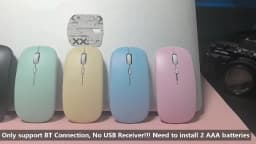 Wireless Bluetooth-compatible Mouse Portable Ergonomic Computer Mice For Laptop iPad Tablet PC Mobile Phone Office Gaming Mouse