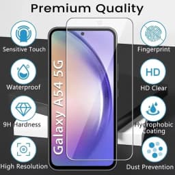 5-1Pcs Tempered Glass For Samsung Galaxy A56 A36 A26 A16 A57 A37 A07 A06 A55 A54 A35 A34 A33 S26 Ultra S25 S24 Screen Protectors