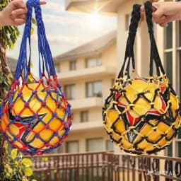 Basketball Net Bag Thick Woven Net Basketball Storage Durable Nylon Training Net Bag for all kinds of balls 