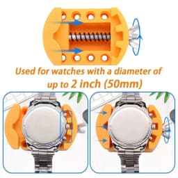 3 in 1 Repair Tool Set Watch Back Remover Tool Adjustable Opener Back Case Remover Watch Case Back Opener Repair Remover Holder