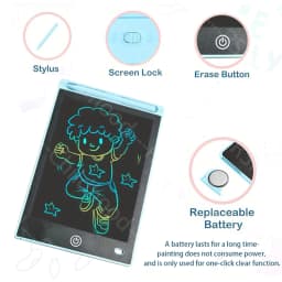 8.5 Inch LCD Drawing Tablet Electronic Writing Board Handwriting Pads Portable Electronic Tablet for 3 4 5 6 7 8 Years Kids Gift