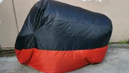 All Season Motorcycle Cover Silver Black Sun Reflective Waterproof Dustproof UV Protection for Moto Scooter M to 4XL 2025