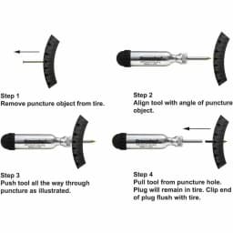 Racer Tubeless Bicycle Tires Micro PRO Bicycle Tire Puncture Repair-Pro Bicycle Tire Repair Tool Racer Tire Tool Plugs