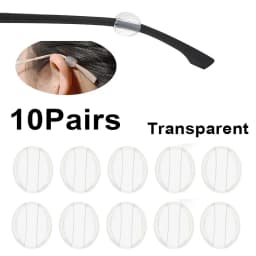 3.5 Millimeters Invisible Round Ear Hook Eyeglasses Silicone Mini Glasses Anti Slip Grip Temple Tip Accessories