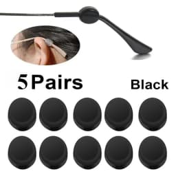3.5 Millimeters Invisible Round Ear Hook Eyeglasses Silicone Mini Glasses Anti Slip Grip Temple Tip Accessories