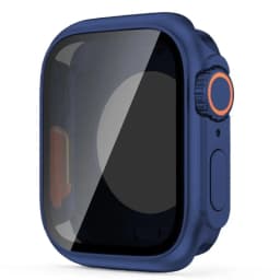 Screen Protector Cover for Apple Watch 45mm 44mm 40 41 42 46mm PC Front Rear Bumper Case iwatch 11 10 9 8 7 SE 6 Change To Ultra