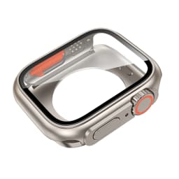 Screen Protector Cover for Apple Watch 45mm 44mm 40 41 42 46mm PC Front Rear Bumper Case iwatch 11 10 9 8 7 SE 6 Change To Ultra