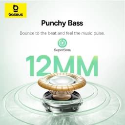 Baseus Bass EP10 NC -43dB Noise Cancelling ANC True Wireless Earbuds Bluetooth 6.0 In-Ear Wireless Earphones 4-Mics ENC Ear buds