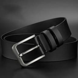 New Business Leisure Men's Alloy Square Pin Buckle Belts Male Famous Brand Luxury Designer Pu Leather Jeans Belts for Men