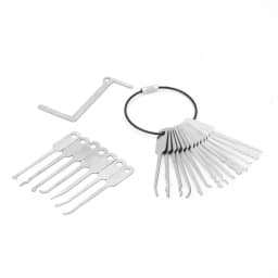 22IN1 Full Set Universal Wrench Suitable Tool Portable Tool for Unlocking Doors Use Opening Doors When Keys Are Forgotten