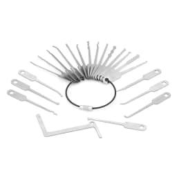 22IN1 Full Set Universal Wrench Suitable Tool Portable Tool for Unlocking Doors Use Opening Doors When Keys Are Forgotten