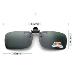 4 Color Grey Lenses Polarized Sunglasses Clip On Flip Up UV 380 Driving Fishing Night Vision Glasses Clips