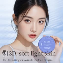 Life Girls Skin Tone Waterproof, Sweat-Proof Powder, Naturally Brightens, Conceals Concealer, Soft and Smooth, Natural and Transparent, Transparent Makeup, Own Puff