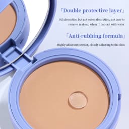 Life Girls Skin Tone Waterproof, Sweat-Proof Powder, Naturally Brightens, Conceals Concealer, Soft and Smooth, Natural and Transparent, Transparent Makeup, Own Puff