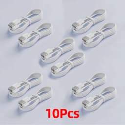 QCMAX 1-3PCS 10A 100W Type C Super Fast Charging Cable Data Cord For Huawei OPPO vivo iQoo Quick Charing USB C Cables