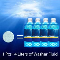 ISGTDRM Solid Cleaner Car Windscreen Cleaner Effervescent Tablet Auto Wiper Glass Solid Cleaning Concentrated Tablets Detergent