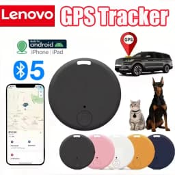 Lenovo GPS Tracker Bluetooth 5.0 Anti-Lost GPS Mini Device Pet Elderly Kid Bag Wallet Car Tracking For IOS Android Smart Finder