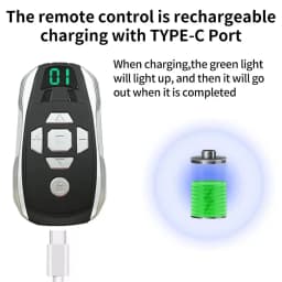 20-Channel Rechargeable Key Duplicator for Universal Garage Door Remote Control Gate Controller Clone Multi-frequency 300-915Mhz