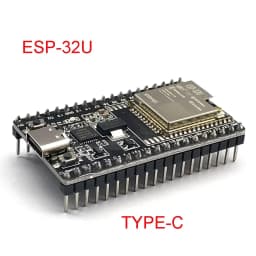 ESP32-WROOM-32U DevKitC WiFi Bluetooth IoT Development Board with 2.4G Antenna & Arduino+ Compatible for Wireless Programming