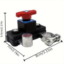 Car Battery Cut Off Switch 12V/24V Disconnect Automatic Circuit Breaker Anti-Power Off Leakage Protector Universal Auto Parts