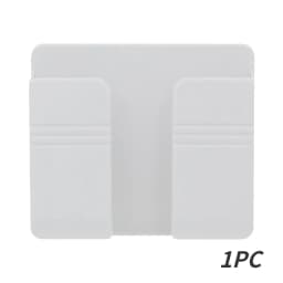 1-4pcs Wall Mounted Storage Box Multifunction Punch Free Organizer TV Remote Control DIY Mobile Phone Plug Charging Holder Stand