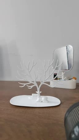 Jewelry Display Stand Tray Tree Storage Racks Earrings Necklaces Rings Jewelry Boxes Case Desktop Organizer Holder Make Up Decor