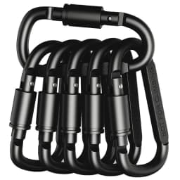 4-6PCS Carabiner Set For Key Camping Survival EDC Outdoor Keychain Clip Alloy Aluminum Tactical Caribiner Hook Karabiners