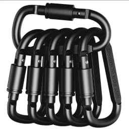 4-6PCS Carabiner Set For Key Camping Survival EDC Outdoor Keychain Clip Alloy Aluminum Tactical Caribiner Hook Karabiners