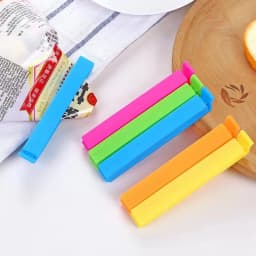 5-30pcs Colorful Sealing Clips Moisture-Proof Fresh-Keeping Snack Bag Sealer Clamp for Plastic Bags Reusable Kitchen Accessory