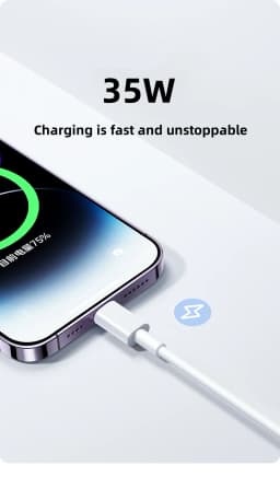 For PD 35W Fast Quick Charger USB Type C For iPhone 15 14 13 12 11 Pro Max Mini Plus XR XS Charging Data Cable Accessories