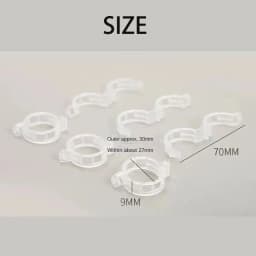 Wholesale Plant Support Clips Reusable Plastic Plant Vine Protection Grafting Fixing Tools for Vegetable Tomato Garden Supplies