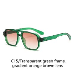 BOYSEEN Men's Square Tortoiseshell Sunglasses Preppy Style Black Frame Eyewear Can Make Prescription