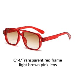 BOYSEEN Men's Square Tortoiseshell Sunglasses Preppy Style Black Frame Eyewear Can Make Prescription
