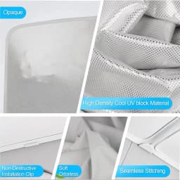 Sun Shade For Tesla Model 3 Y YL Juniper Highland 2025-2020 2026 Upgrade Ice Cloth Buckle Sun Glass Front Rear Sunroof Skylight