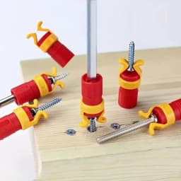 1 piece screw holder, plastic woodworking tool for safety screws and drill clamps