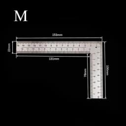 Cute School Supplies Metal Ruler Small Frame Ruler Measuring Layout Tool Stainless Steel Square Square Square Square