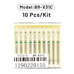 AG 1 Box Dental Diamond Burs Drill for High Speed Handpiece Dentist Burs FG Series Dia.1.6mm