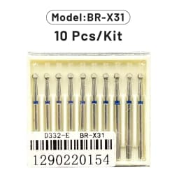 AG 1 Box Dental Diamond Burs Drill for High Speed Handpiece Dentist Burs FG Series Dia.1.6mm