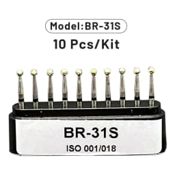 AG 1 Box Dental Diamond Burs Drill for High Speed Handpiece Dentist Burs FG Series Dia.1.6mm